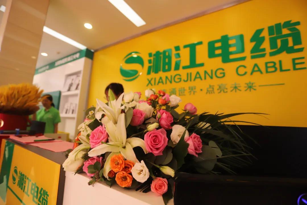 連通世界 點(diǎn)亮未來??！湘江電纜集團(tuán)武漢旗艦店開業(yè)慶典盛大舉行！