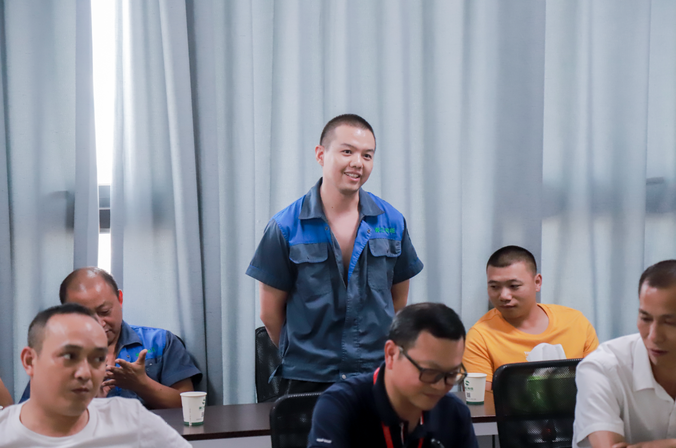情滿中秋，共話未來。湘江電纜工會舉行中秋茶話會